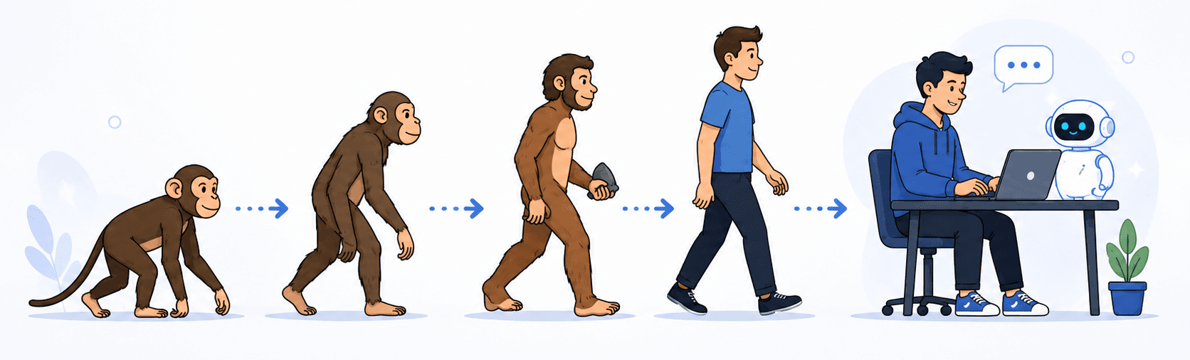 Evolución del aprendizaje con IA — de curiosidad a dominio